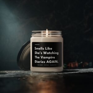 The Vampire Diaries Inspired Candle