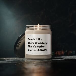 The Vampire Diaries Inspired Candle