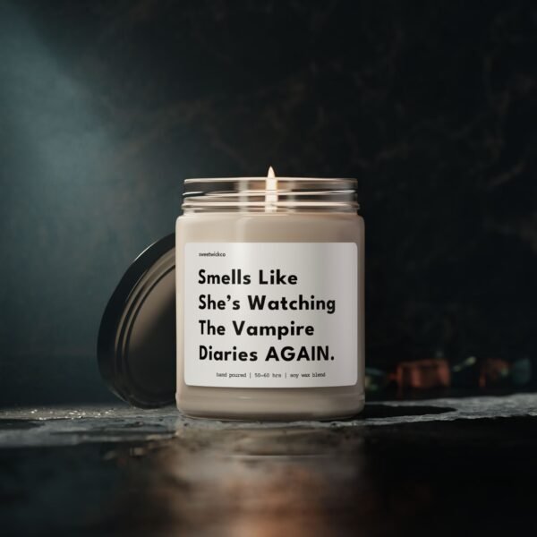 The Vampire Diaries Inspired Candle